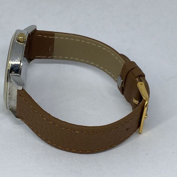 Kate Spade New York 0108 Women Brown Leather White Analog Dial Wrist Watch XX587 - Picture 9 of 12